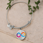 Internet Computer (ICP) Bracelet Stainless Steel or 18k Gold Circle Bangle-Express Your Love Gifts