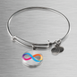 Internet Computer (ICP) Bracelet Stainless Steel or 18k Gold Circle Bangle-Express Your Love Gifts
