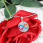 Internet Computer (ICP) Circle Necklace Stainless Steel or 18k Gold 18-22"-Express Your Love Gifts