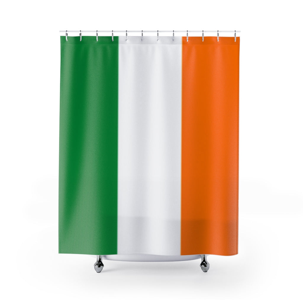 Ireland Flag Stylish Design 71" x 74" Elegant Waterproof Shower Curtain for a Spa-like Bathroom Paradise Exceptional Craftsmanship-Express Your Love Gifts