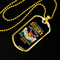 Irish Wolfhound Mom Necklace Stainless Steel or 18k Gold Dog Tag 24" Chain-Express Your Love Gifts