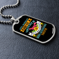 Irish Wolfhound Mom Necklace Stainless Steel or 18k Gold Dog Tag 24" Chain-Express Your Love Gifts
