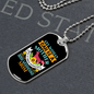 Irish Wolfhound Mom Necklace Stainless Steel or 18k Gold Dog Tag 24" Chain-Express Your Love Gifts