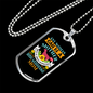 Irish Wolfhound Mom Necklace Stainless Steel or 18k Gold Dog Tag 24" Chain-Express Your Love Gifts