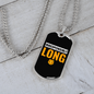 Irresponsibly Wrong Crypto Necklace Stainless Steel or 18k Gold Dog Tag 24" Chain-Express Your Love Gifts