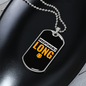 Irresponsibly Wrong Crypto Necklace Stainless Steel or 18k Gold Dog Tag 24" Chain-Express Your Love Gifts
