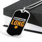 Irresponsibly Wrong Crypto Necklace Stainless Steel or 18k Gold Dog Tag 24" Chain-Express Your Love Gifts