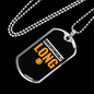 Irresponsibly Wrong Crypto Necklace Stainless Steel or 18k Gold Dog Tag 24" Chain-Express Your Love Gifts