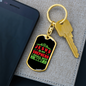 Is My Shepherd Keychain Stainless Steel or 18k Gold Dog Tag Keyring-Express Your Love Gifts
