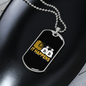 It Happens 2 Crypto Necklace Stainless Steel or 18k Gold Dog Tag 24" Chain-Express Your Love Gifts