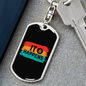 It Happens Bitcoin Crypto Keychain Stainless Steel or 18k Gold Dog Tag Keyring-Express Your Love Gifts