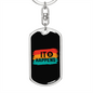 It Happens Bitcoin Crypto Keychain Stainless Steel or 18k Gold Dog Tag Keyring-Express Your Love Gifts