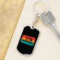 It Happens Bitcoin Crypto Keychain Stainless Steel or 18k Gold Dog Tag Keyring-Express Your Love Gifts