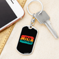 It Happens Bitcoin Crypto Keychain Stainless Steel or 18k Gold Dog Tag Keyring-Express Your Love Gifts