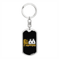 It Happens Crypto Keychain Stainless Steel or 18k Gold Dog Tag Keyring-Express Your Love Gifts