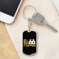 It Happens Crypto Keychain Stainless Steel or 18k Gold Dog Tag Keyring-Express Your Love Gifts