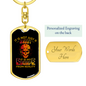 It Is Not Just A Hobby Cycling Keychain Stainless Steel or 18k Gold Dog Tag Keyring-Express Your Love Gifts