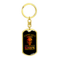 It Is Not Just A Hobby Cycling Keychain Stainless Steel or 18k Gold Dog Tag Keyring-Express Your Love Gifts