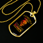 It Is Not Just A Hobby Cycling Necklace Stainless Steel or 18k Gold Dog Tag 24"-Express Your Love Gifts