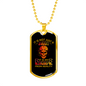 It Is Not Just A Hobby Cycling Necklace Stainless Steel or 18k Gold Dog Tag 24"-Express Your Love Gifts