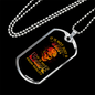 It Is Not Just A Hobby Cycling Necklace Stainless Steel or 18k Gold Dog Tag 24"-Express Your Love Gifts