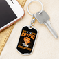 It's a Crypto Thing Bitcoin Crypto Keychain Stainless Steel or 18k Gold Dog Tag Keyring-Express Your Love Gifts