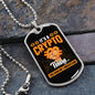 It's a Crypto Thing Bitcoin Crypto Necklace Stainless Steel or 18k Gold Dog Tag 24" Chain-Express Your Love Gifts