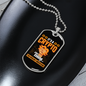 It's a Crypto Thing Bitcoin Crypto Necklace Stainless Steel or 18k Gold Dog Tag 24" Chain-Express Your Love Gifts