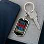 It's a Crypto Thing Crypto Keychain Stainless Steel or 18k Gold Dog Tag Keyring-Express Your Love Gifts