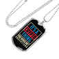 It's a Crypto Thing Crypto Necklace Stainless Steel or 18k Gold Dog Tag 24" Chain-Express Your Love Gifts