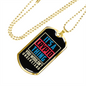 It's a Crypto Thing Crypto Necklace Stainless Steel or 18k Gold Dog Tag 24" Chain-Express Your Love Gifts