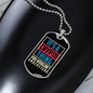 It's a Crypto Thing Crypto Necklace Stainless Steel or 18k Gold Dog Tag 24" Chain-Express Your Love Gifts