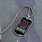 It's a Crypto Thing Crypto Necklace Stainless Steel or 18k Gold Dog Tag 24" Chain-Express Your Love Gifts