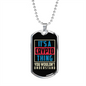 It's a Crypto Thing Crypto Necklace Stainless Steel or 18k Gold Dog Tag 24" Chain-Express Your Love Gifts