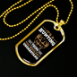 It'S A Hunting Thing Necklace Stainless Steel or 18k Gold Dog Tag 24" Chain-Express Your Love Gifts