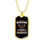 It'S A Hunting Thing Necklace Stainless Steel or 18k Gold Dog Tag 24" Chain-Express Your Love Gifts
