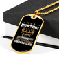 It'S A Hunting Thing Necklace Stainless Steel or 18k Gold Dog Tag 24" Chain-Express Your Love Gifts