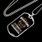 It'S A Hunting Thing Necklace Stainless Steel or 18k Gold Dog Tag 24" Chain-Express Your Love Gifts