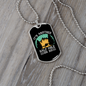 It's Another Half Mile Horse Necklace Stainless Steel or 18k Gold Dog Tag 24" Chain-Express Your Love Gifts