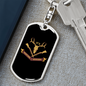 It'S Hunting Season Hunter'S Keychain Gift Stainless Steel or 18k Gold Dog Tag Keyring-Express Your Love Gifts