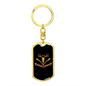 It'S Hunting Season Hunter'S Keychain Gift Stainless Steel or 18k Gold Dog Tag Keyring-Express Your Love Gifts