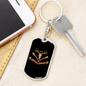 It'S Hunting Season Hunter'S Keychain Gift Stainless Steel or 18k Gold Dog Tag Keyring-Express Your Love Gifts