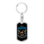 It'S Hunting You Don'T Understand Keychain Stainless Steel or 18k Gold Dog Tag Keyring-Express Your Love Gifts