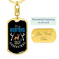 It'S Hunting You Don'T Understand Keychain Stainless Steel or 18k Gold Dog Tag Keyring-Express Your Love Gifts
