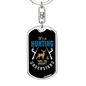 It'S Hunting You Don'T Understand Keychain Stainless Steel or 18k Gold Dog Tag Keyring-Express Your Love Gifts