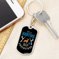 It'S Hunting You Don'T Understand Keychain Stainless Steel or 18k Gold Dog Tag Keyring-Express Your Love Gifts