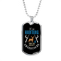 It'S Hunting You Don'T Understand Necklace Stainless Steel or 18k Gold Dog Tag 24" Chain-Express Your Love Gifts
