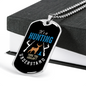 It'S Hunting You Don'T Understand Necklace Stainless Steel or 18k Gold Dog Tag 24" Chain-Express Your Love Gifts