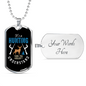 It'S Hunting You Don'T Understand Necklace Stainless Steel or 18k Gold Dog Tag 24" Chain-Express Your Love Gifts