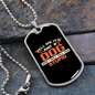 It's Just a Dog Necklace Stainless Steel or 18k Gold Dog Tag 24" Chain-Express Your Love Gifts